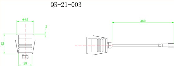 LED防炫地埋灯QR-21-003