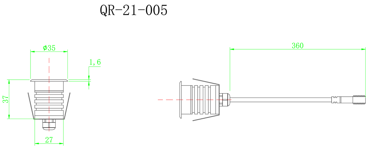 LED斜面台阶灯QR-21-005
