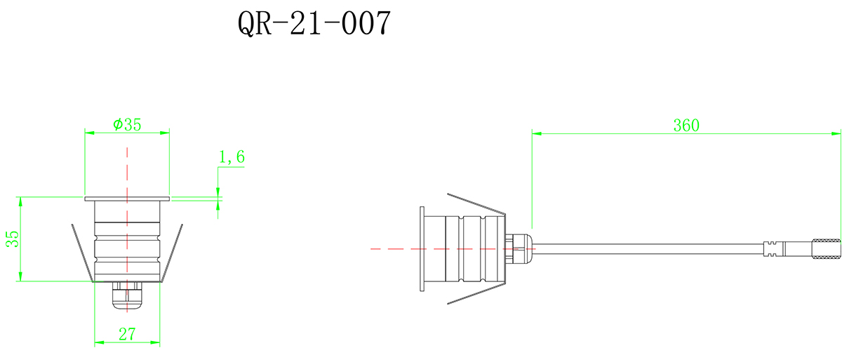 LED斜面台阶灯QR-21-007